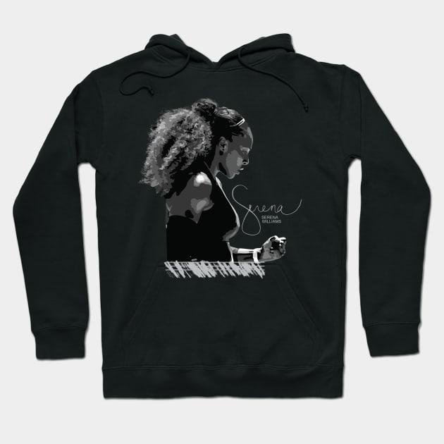 SERENA WILLIAMS Fresh Design Hoodie by zolazilabi